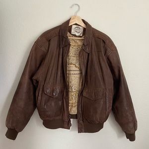 The Army Air Corps Leather Flight Jacket